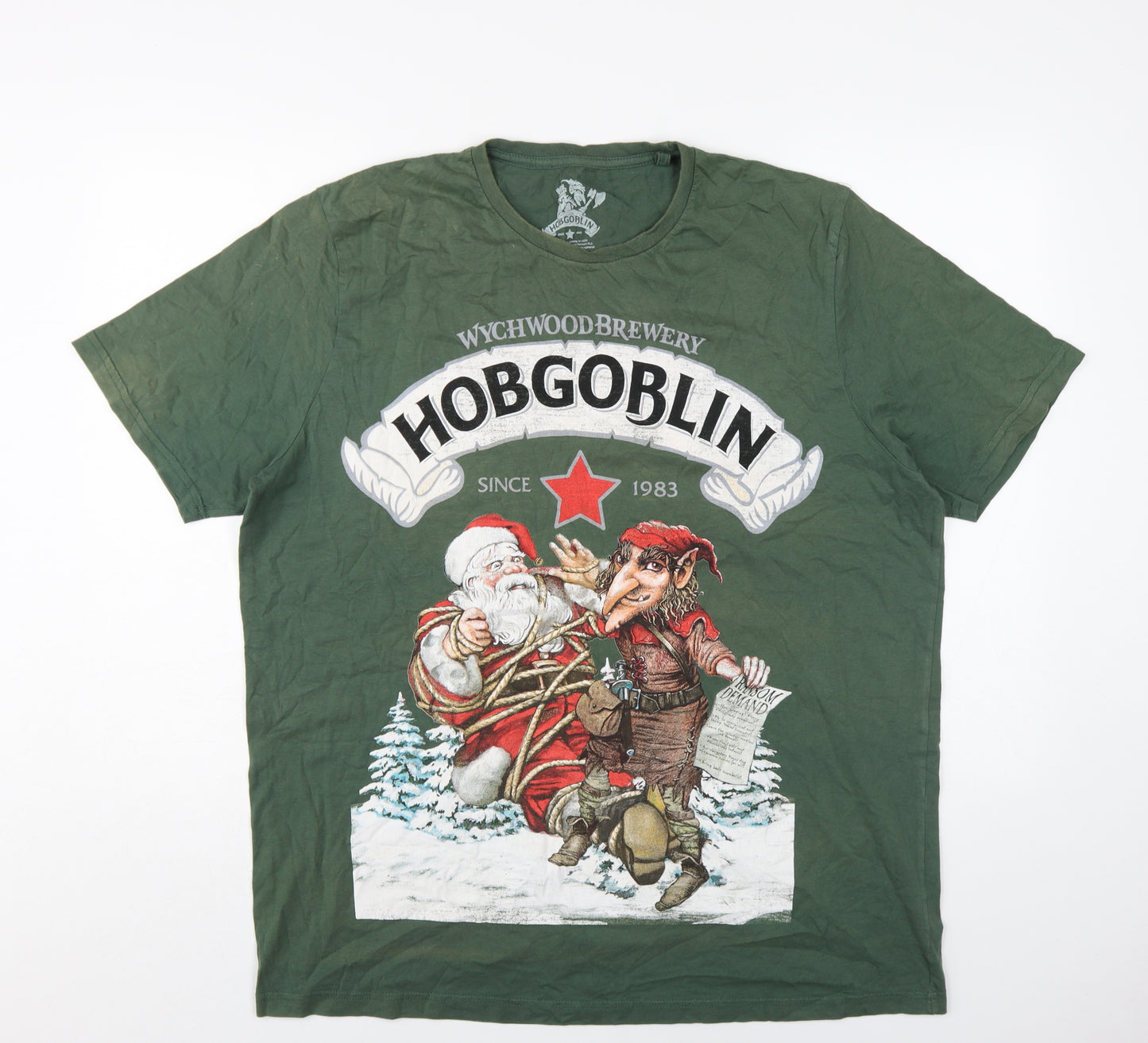 Hobgoblin Men’s Green Graphic T-Shirt XL