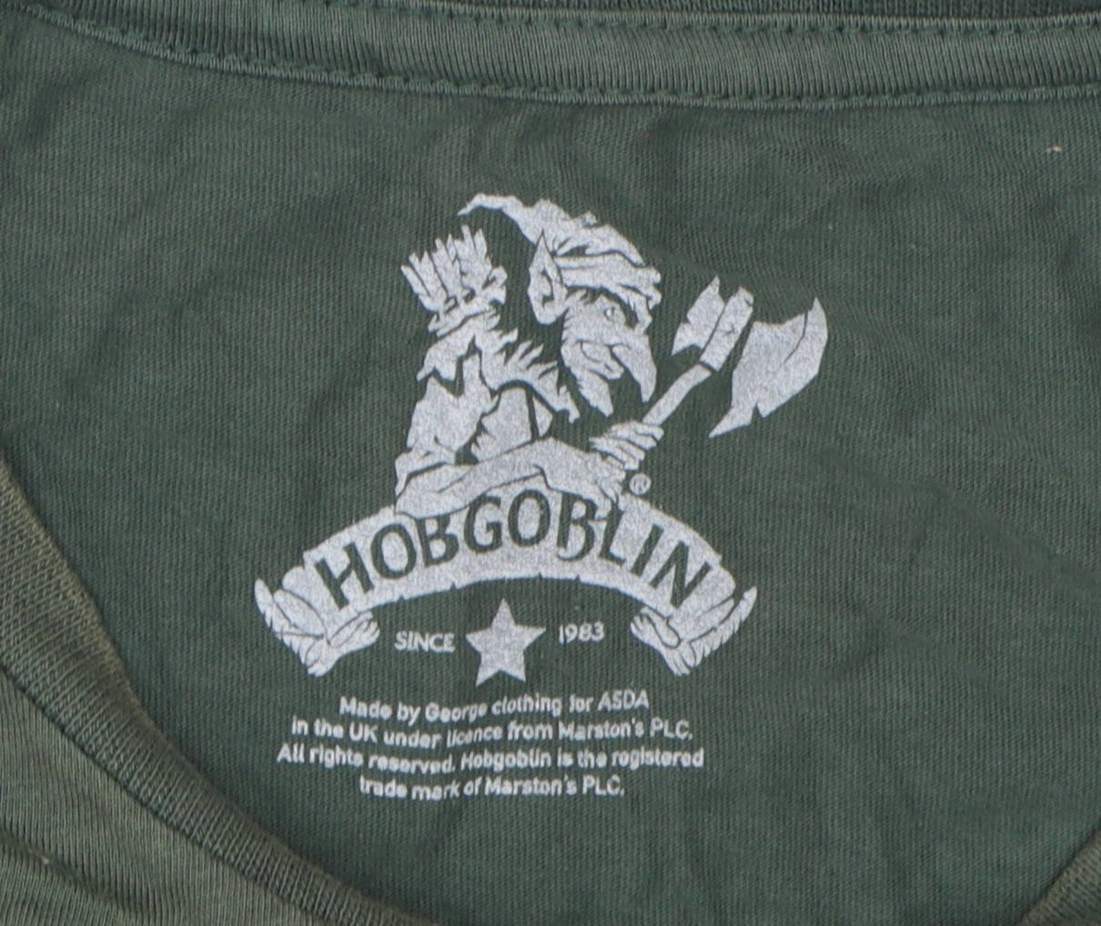 Hobgoblin Men’s Green Graphic T-Shirt XL
