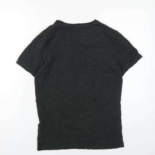 Calvin Klein Women's Black T-Shirt Size S Crew Neck Casual