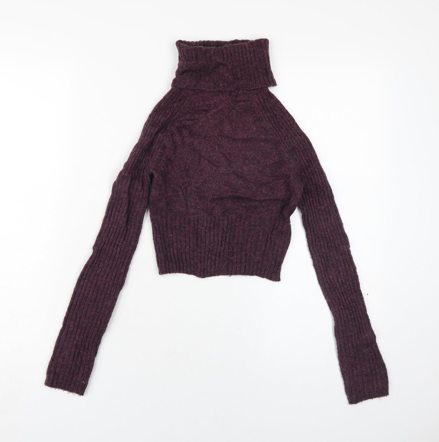 Urban Outfitters Women's Purple Roll Neck Jumper XS