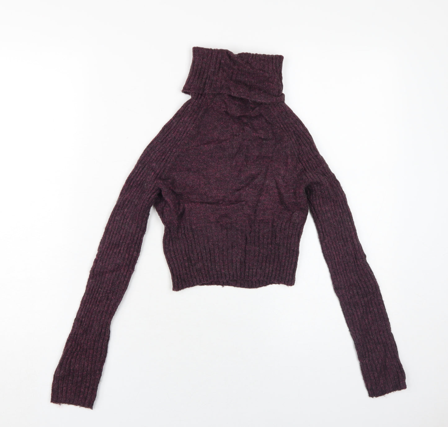 Urban Outfitters Women's Purple Roll Neck Jumper XS