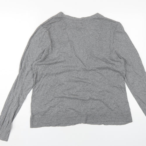 Old Navy Women's Grey Cardigan XL 100% Cotton