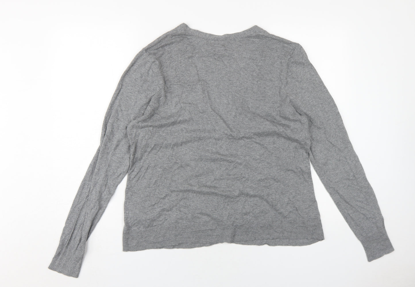 Old Navy Women's Grey Cardigan XL 100% Cotton