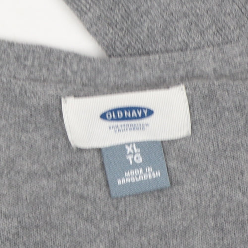 Old Navy Women's Grey Cardigan XL 100% Cotton