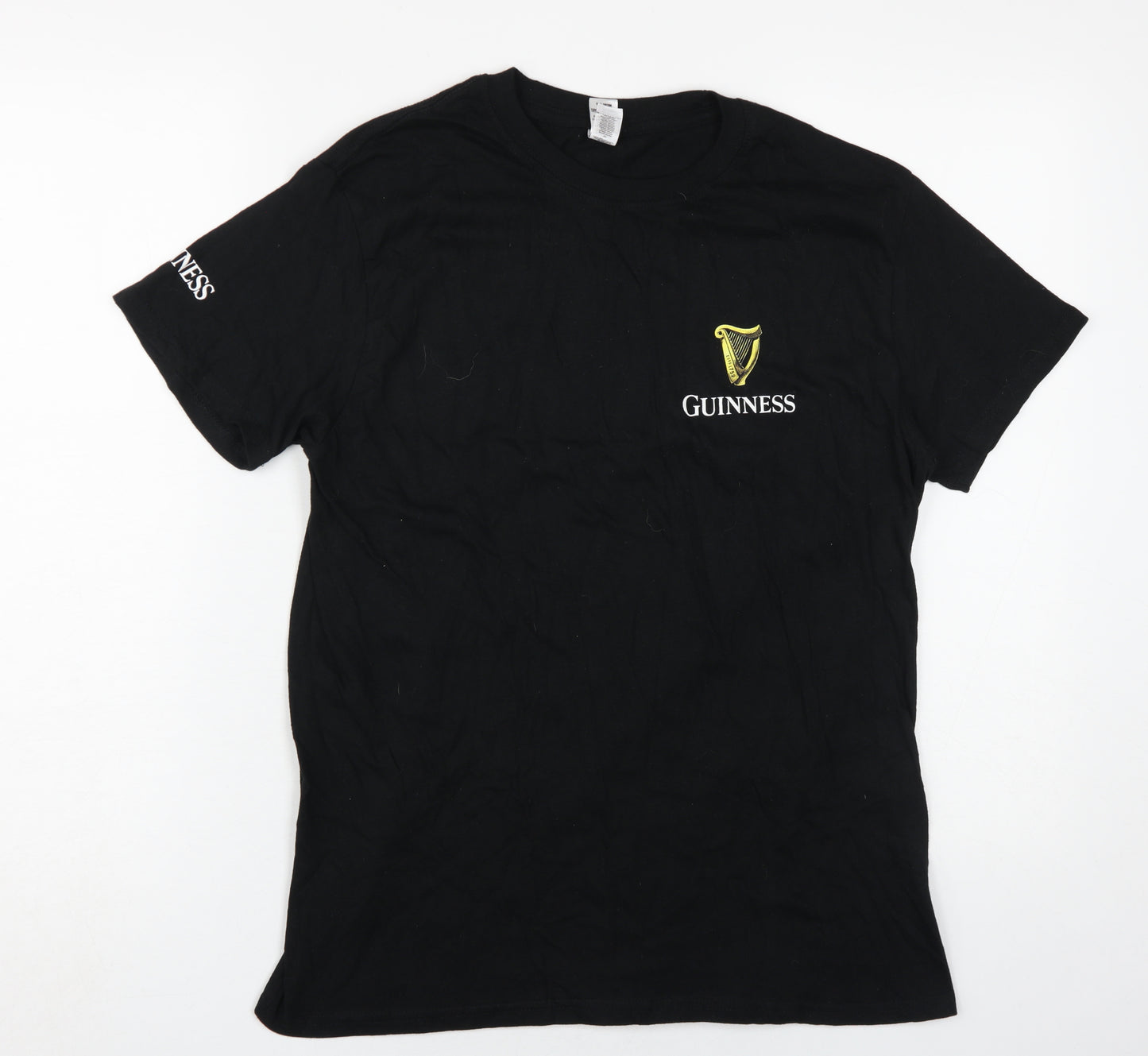Guinness Men's Black L Beer Graphic T-Shirt
