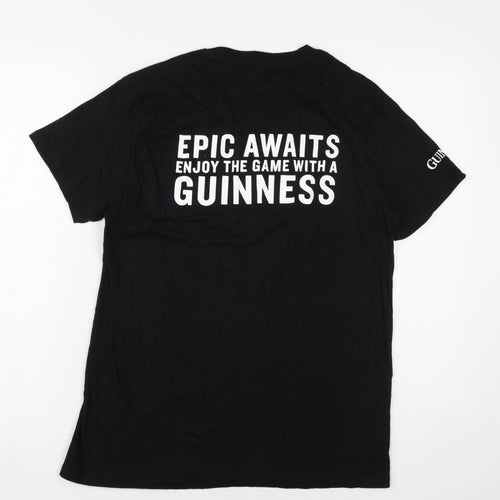 Guinness Men's Black L Beer Graphic T-Shirt