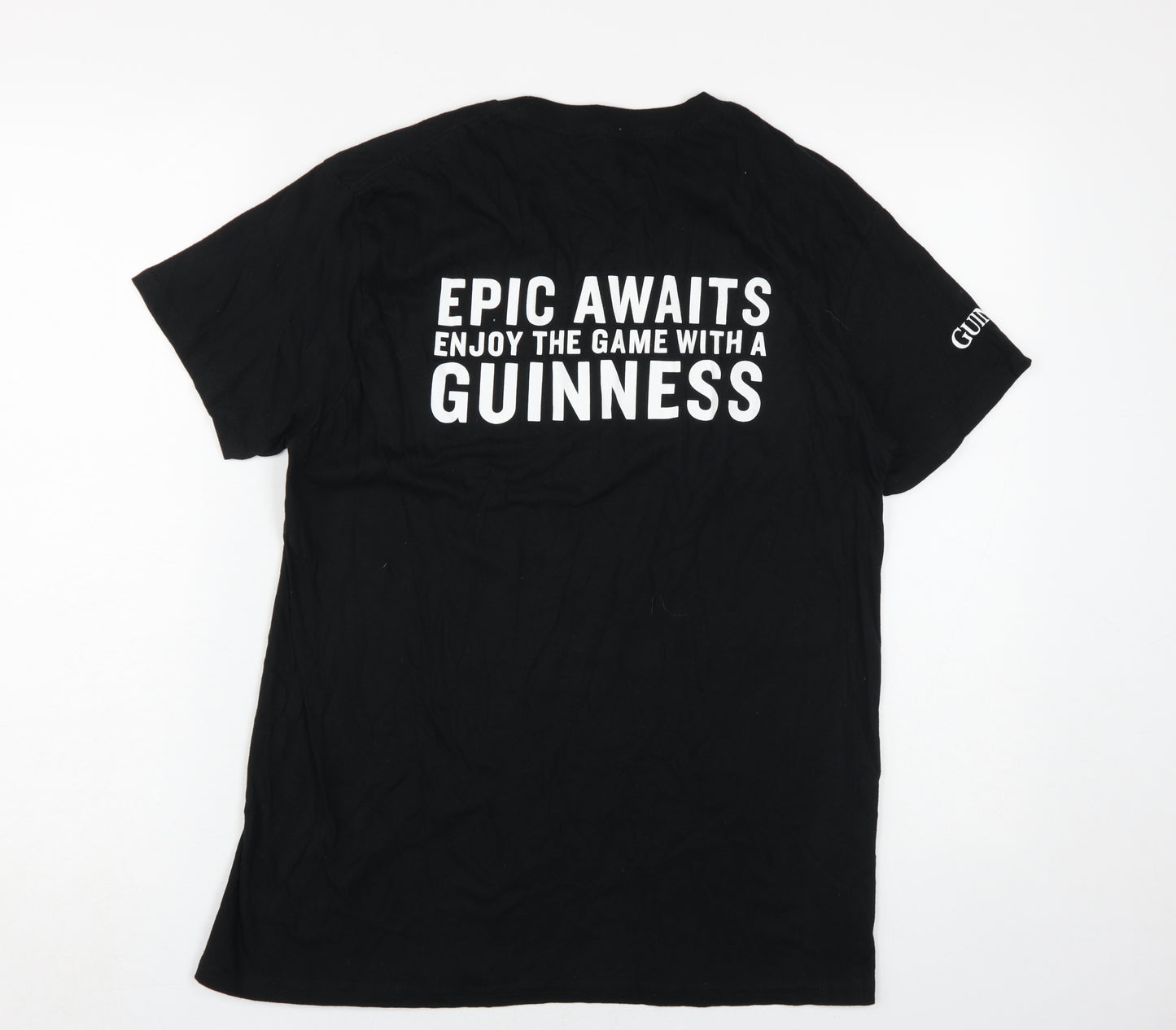Guinness Men's Black L Beer Graphic T-Shirt