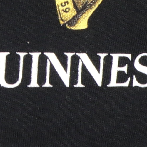 Guinness Men's Black L Beer Graphic T-Shirt