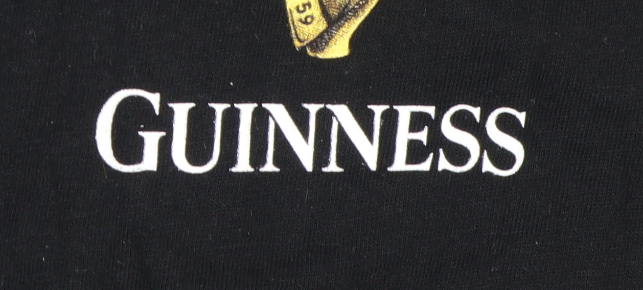 Guinness Men's Black L Beer Graphic T-Shirt