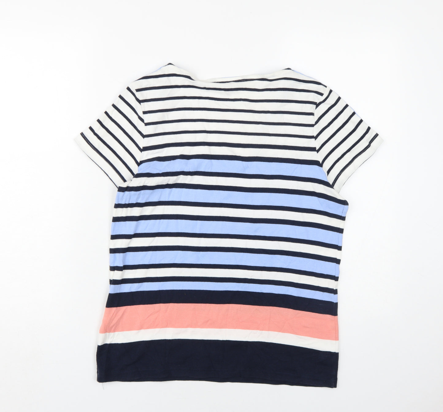 Maine Women's Multicoloured Striped T-Shirt Size 16