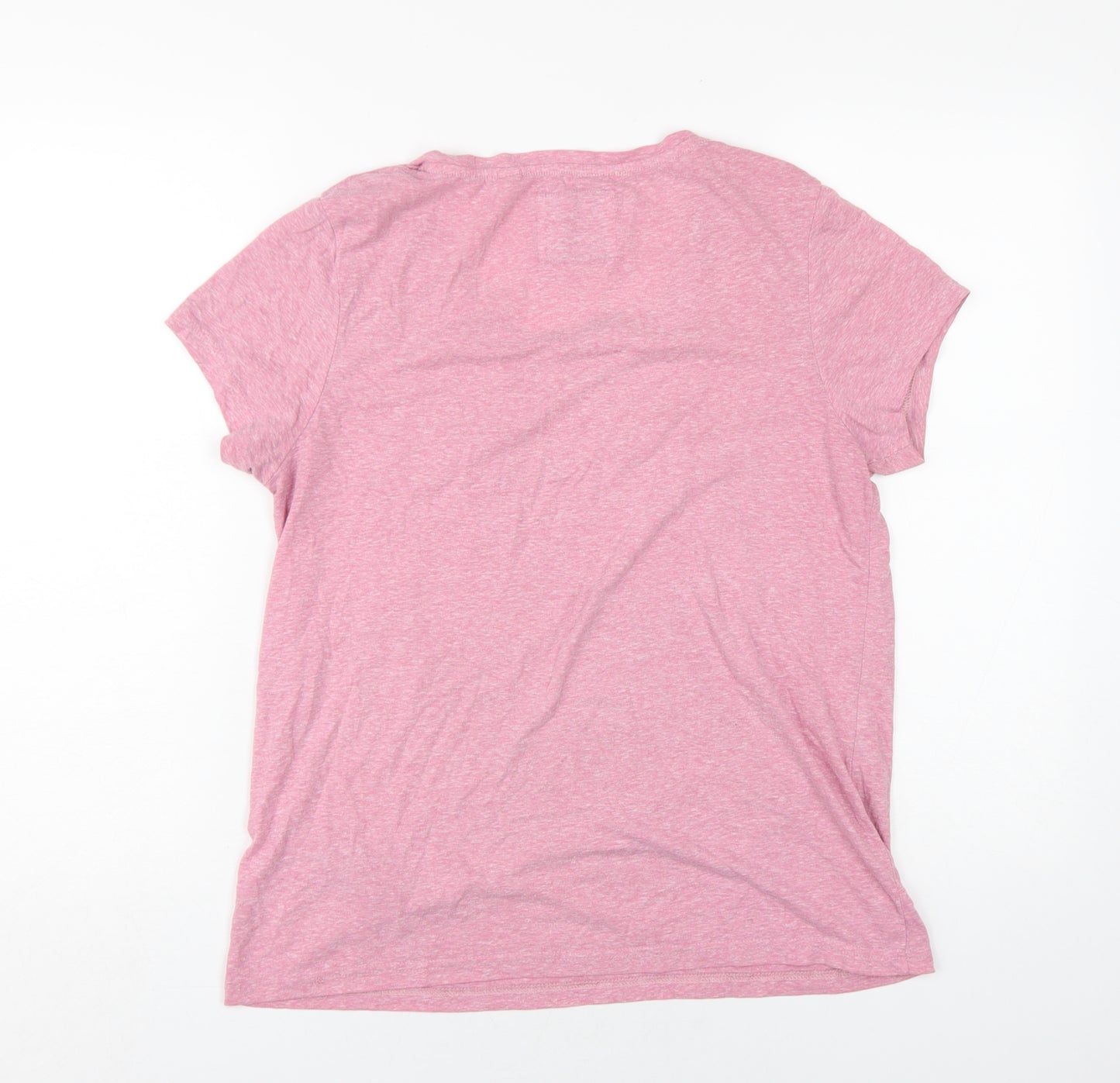 Jack Wills Women Pink T-Shirt Medium Casual