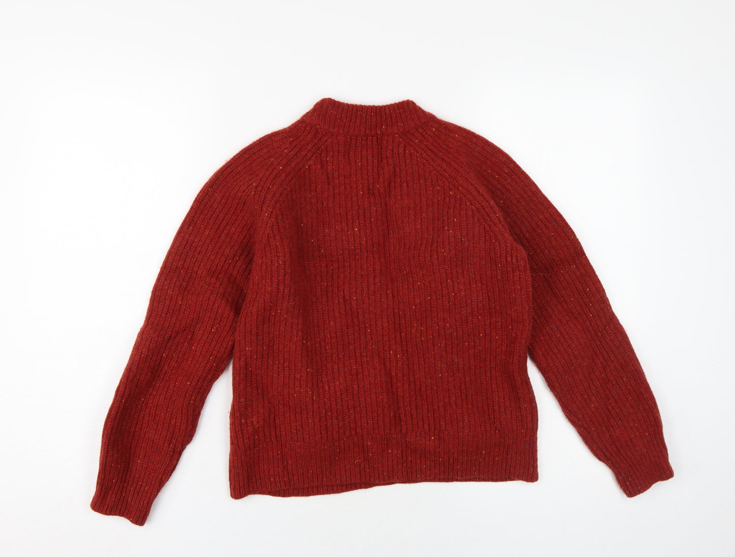 Superdry Women's Red Chunky-Knit Jumper, Size 10