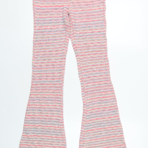 Urban Outfitters Women's Multicoloured Striped Flared Trousers M