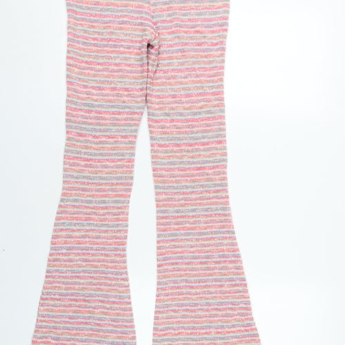 Urban Outfitters Women's Multicoloured Striped Flared Trousers M