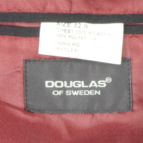 Douglas of Sweden Men's Black Blazer Size 42R