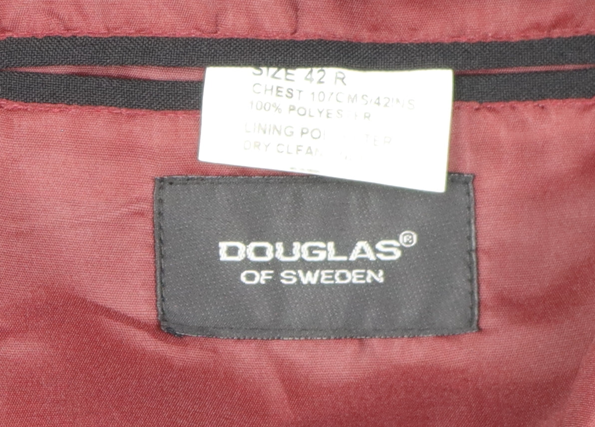 Douglas of Sweden Men's Black Blazer Size 42R