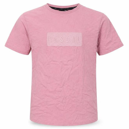 Rascal Boys Pink T-Shirt, Size 11-12, Short Sleeve Crew Neck