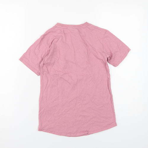 Rascal Boys Pink T-Shirt, Size 11-12, Short Sleeve Crew Neck