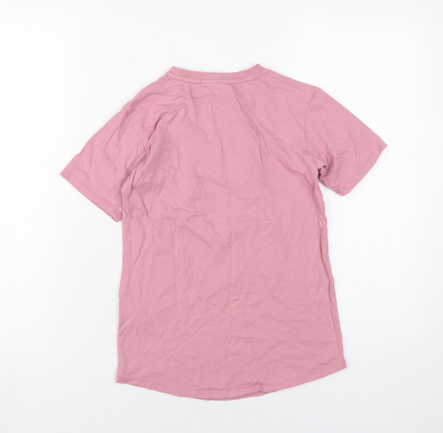 Rascal Boys Pink T-Shirt, Size 11-12, Short Sleeve Crew Neck