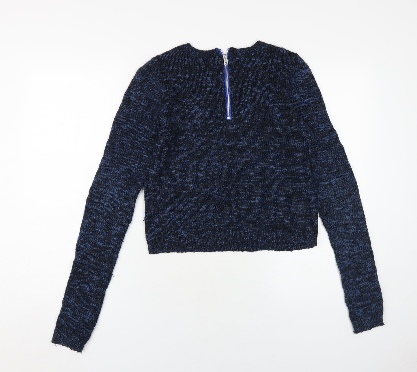 Hollister Women's Blue Knit Pullover Jumper, Size S