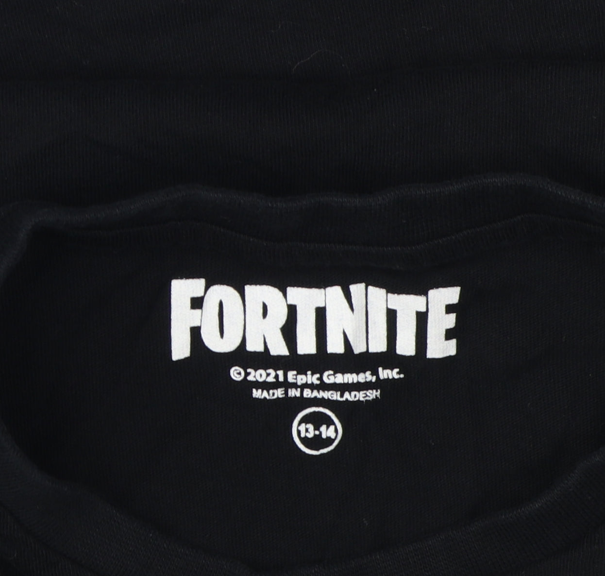 Fortnite Boys Black T-Shirt, 13-14 Years, Gaming Graphic