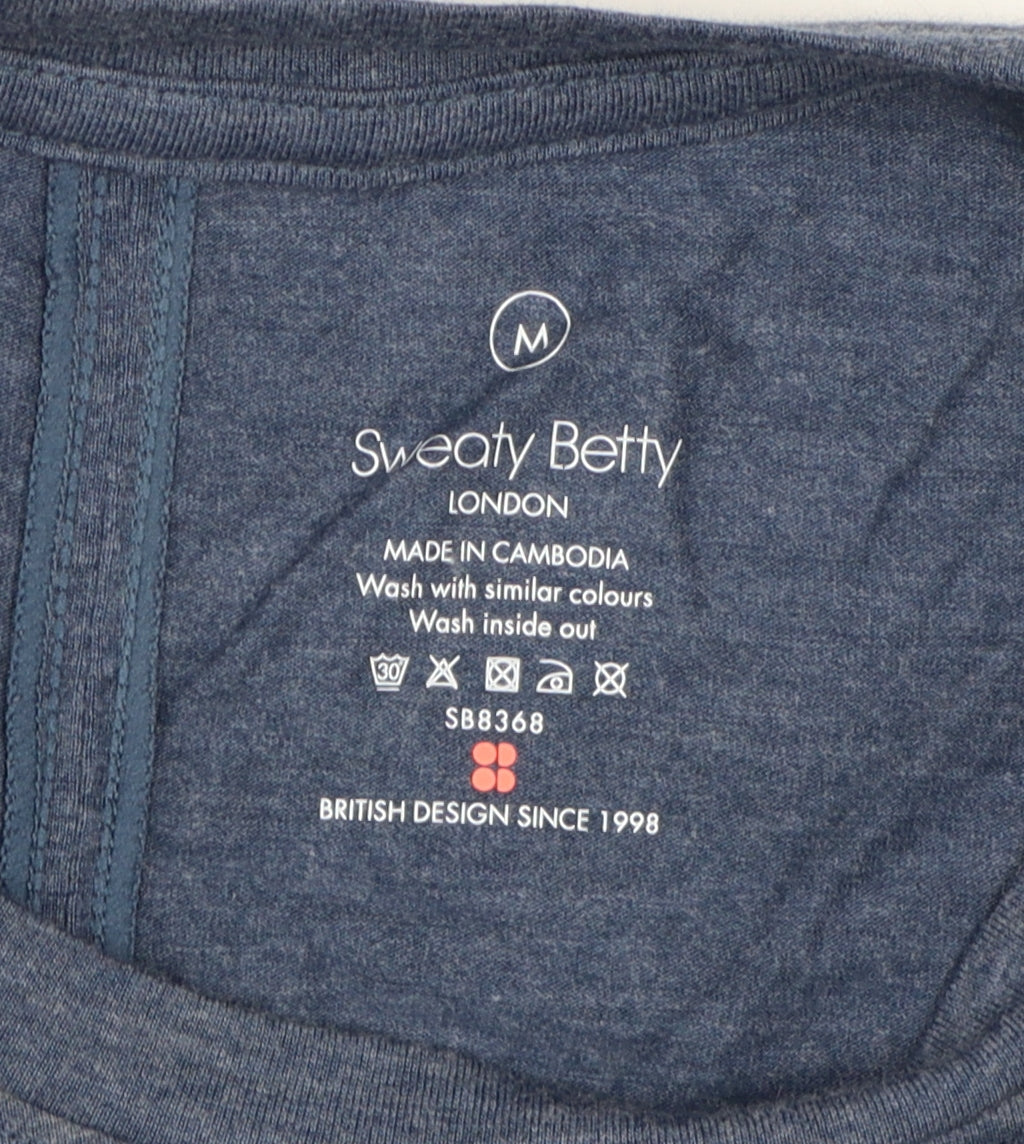 Sweaty Betty Women's Blue Pullover Active Top M