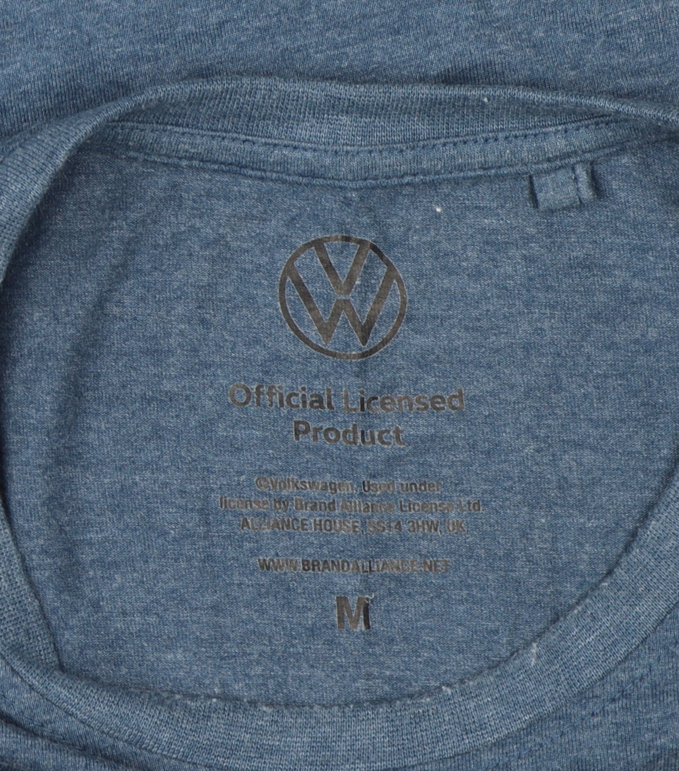 Volkswagen Men's Blue Retro Beach T-Shirt Size M