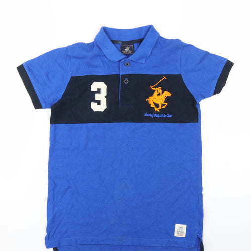 Beverly Hills Polo Club Boys Blue Polo Shirt 11-12 Years