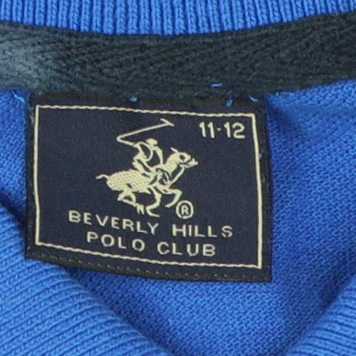 Beverly Hills Polo Club Boys Blue Polo Shirt 11-12 Years