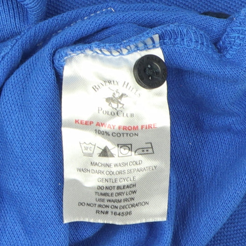 Beverly Hills Polo Club Boys Blue Polo Shirt 11-12 Years