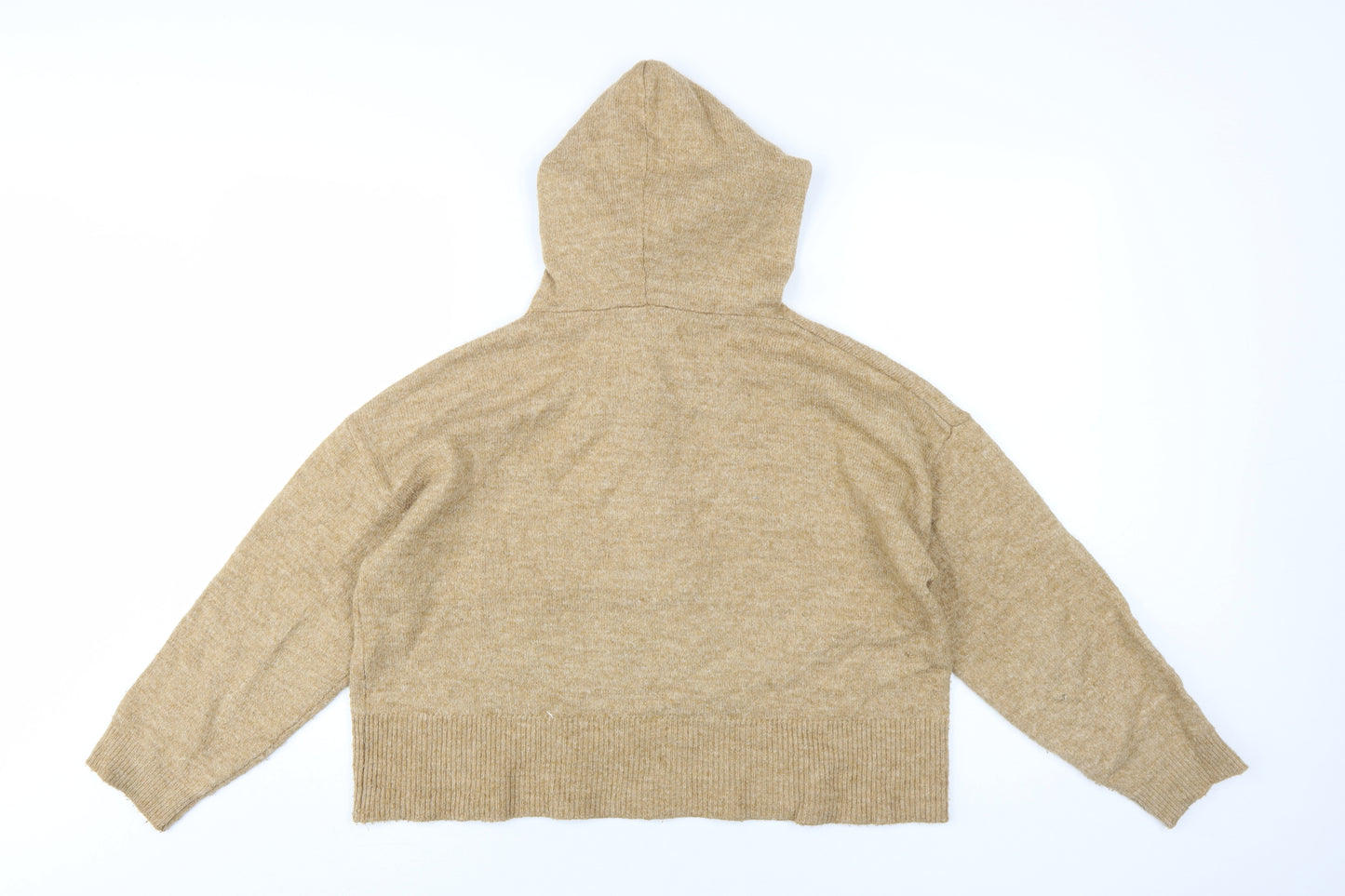 Nobody's Child Women's Beige Knit Pullover Hoodie S