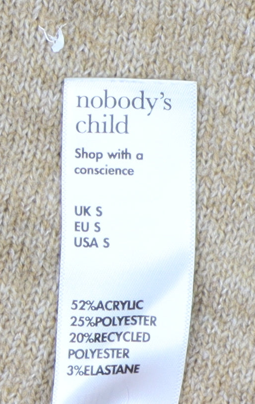 Nobody's Child Women's Beige Knit Pullover Hoodie S