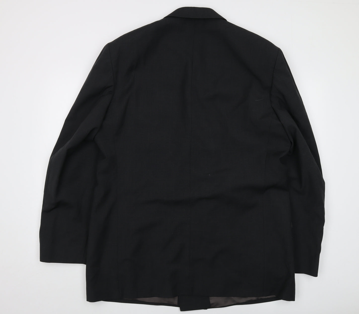 Marks and Spencer Men's Black Double-Breasted Blazer 44L