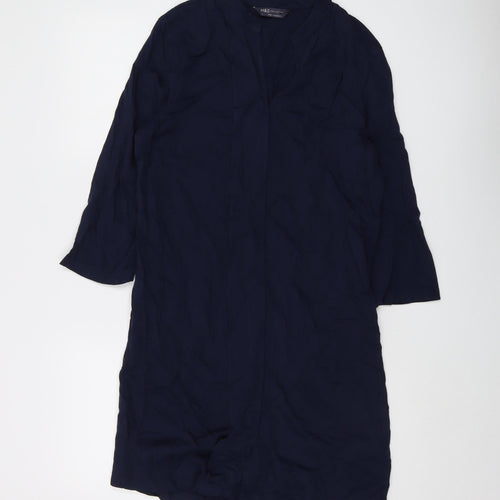 Marks and Spencer Women's Blue Tunic Blouse, Size 8