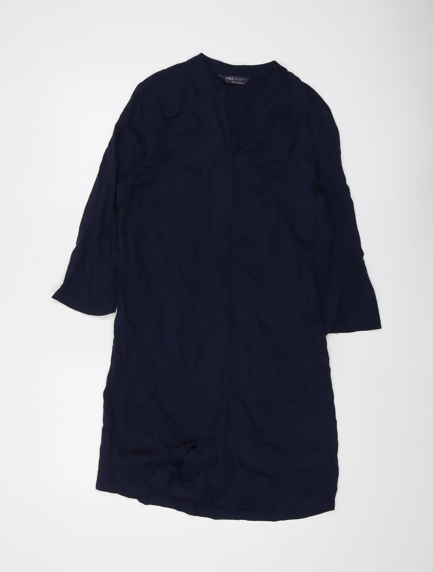 Marks and Spencer Women's Blue Tunic Blouse, Size 8