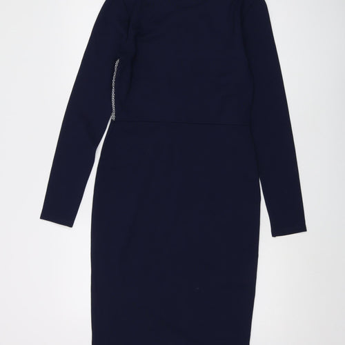 Marks and Spencer Women's Blue Bodycon Dress Size 8