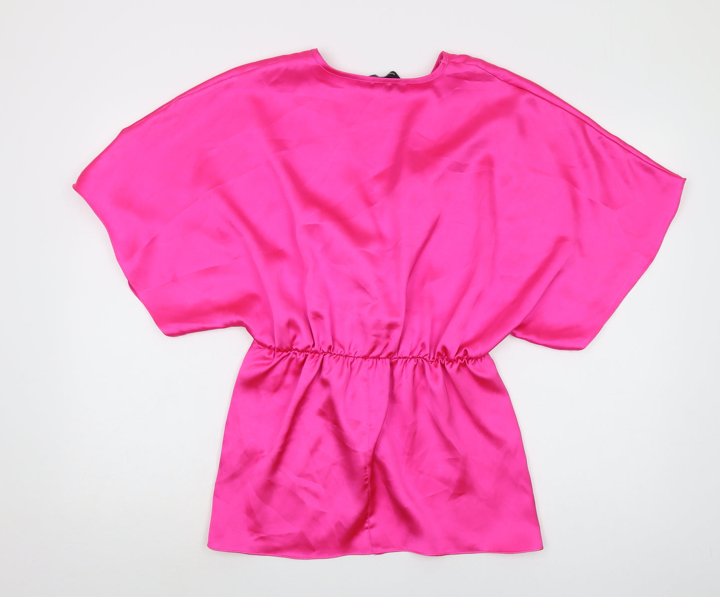 New Look Women’s Pink Wrap Blouse UK Size 10