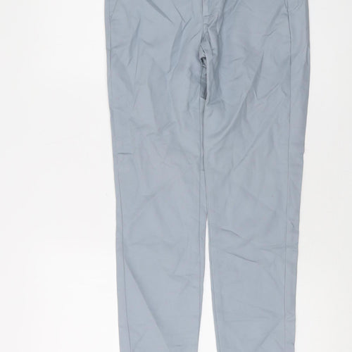 Zara Women's Blue Chino Trousers Size 6