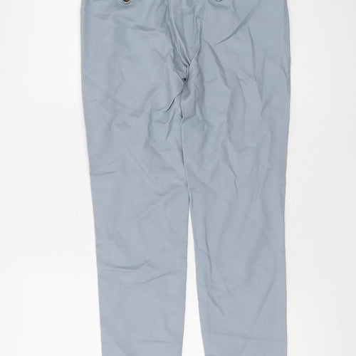 Zara Women's Blue Chino Trousers Size 6
