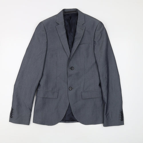 Topman Men's Blue Slim Fit Blazer UK Size 34