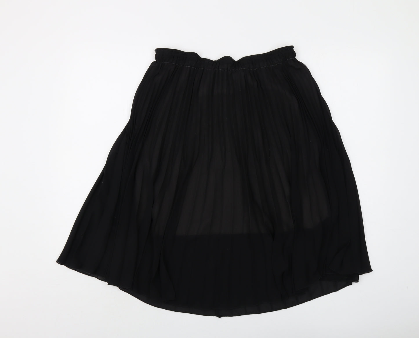 Wallis Women's Black Pleated Skirt Size 12