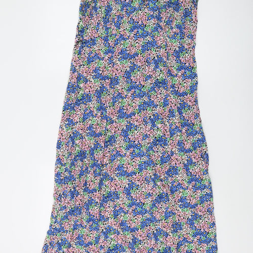 New Look Women's Floral Midi Dress Size 14 Viscose