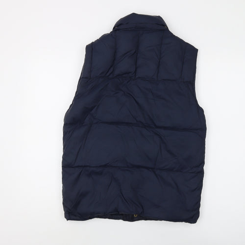 Jack Wills Women's Blue Padded Bodywarmer XS