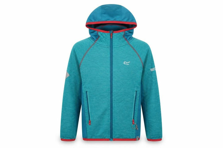 Regatta Boys Green Full Zip Hoodie 8 Years Outdoor Style