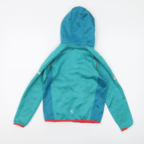 Regatta Boys Green Full Zip Hoodie 8 Years Outdoor Style