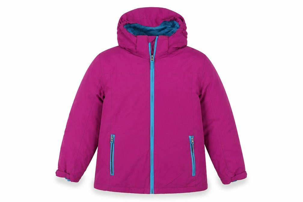 Crane Unisex Kids Pink Puffer Jacket, 16 Years, Hooded, Winter