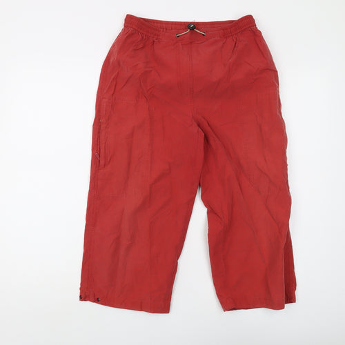 Trespass Women's Red Cargo Trousers, Size S, Casual Wear