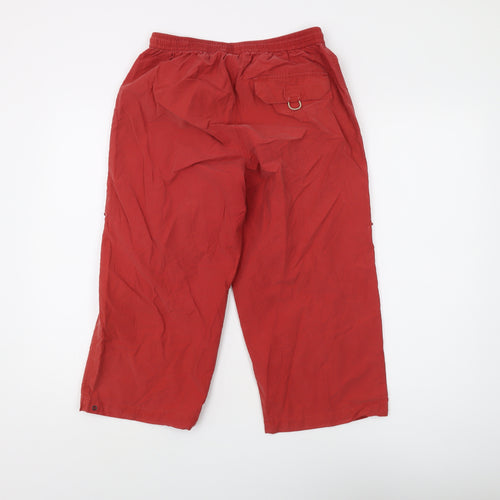 Trespass Women's Red Cargo Trousers, Size S, Casual Wear