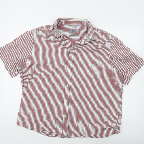 Marks and Spencer Men's Multicoloured 2XL Striped Shirt