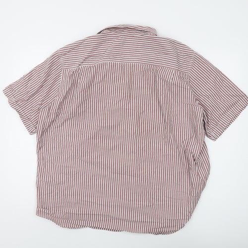 Marks and Spencer Men's Multicoloured 2XL Striped Shirt